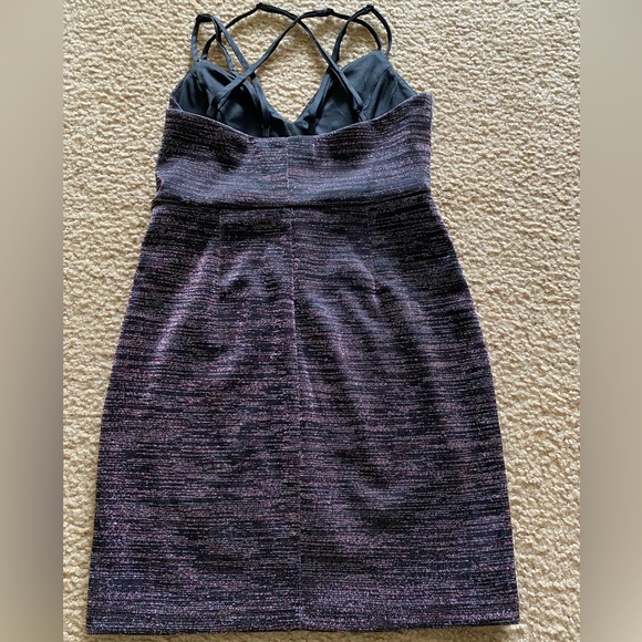 Lulus Sparkle Purple Mini Dress - Size Small - Picture 3 of 4